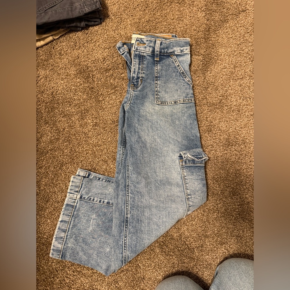 Abercrombie Kids Light Blue High Rise Jeans